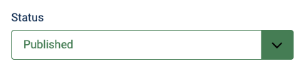 Selector de estado Papelera en un artículo de Joomla